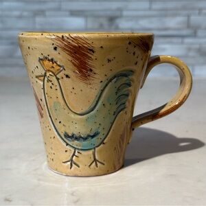 Vietri Italy Chicken Rooster Mug